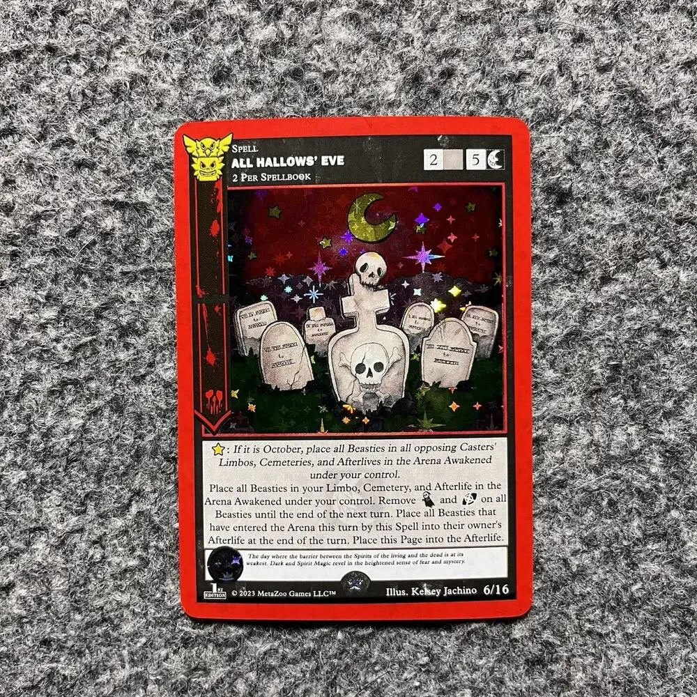 MetaZoo 30th Anniversary All Hallows’ Eve Full Holo 6/16 NM